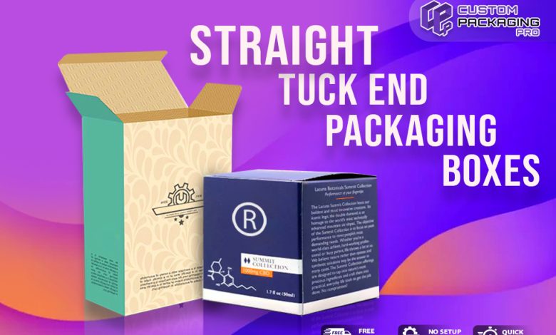 Straight Tuck End Packaging Boxes