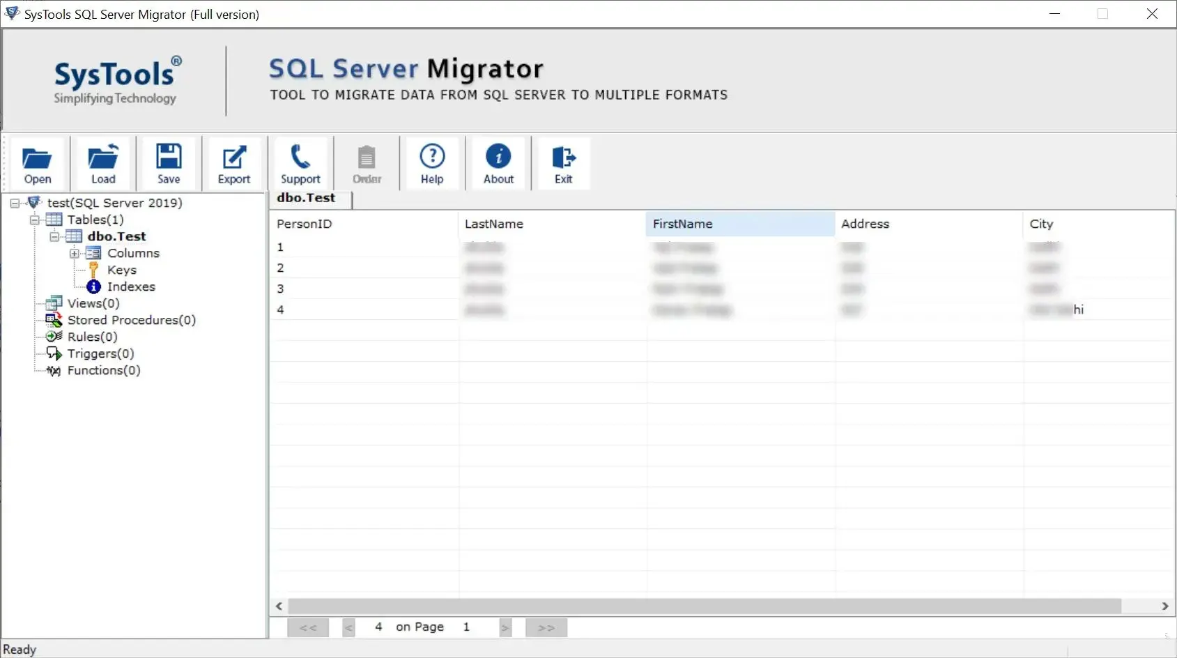 step-3. preview database